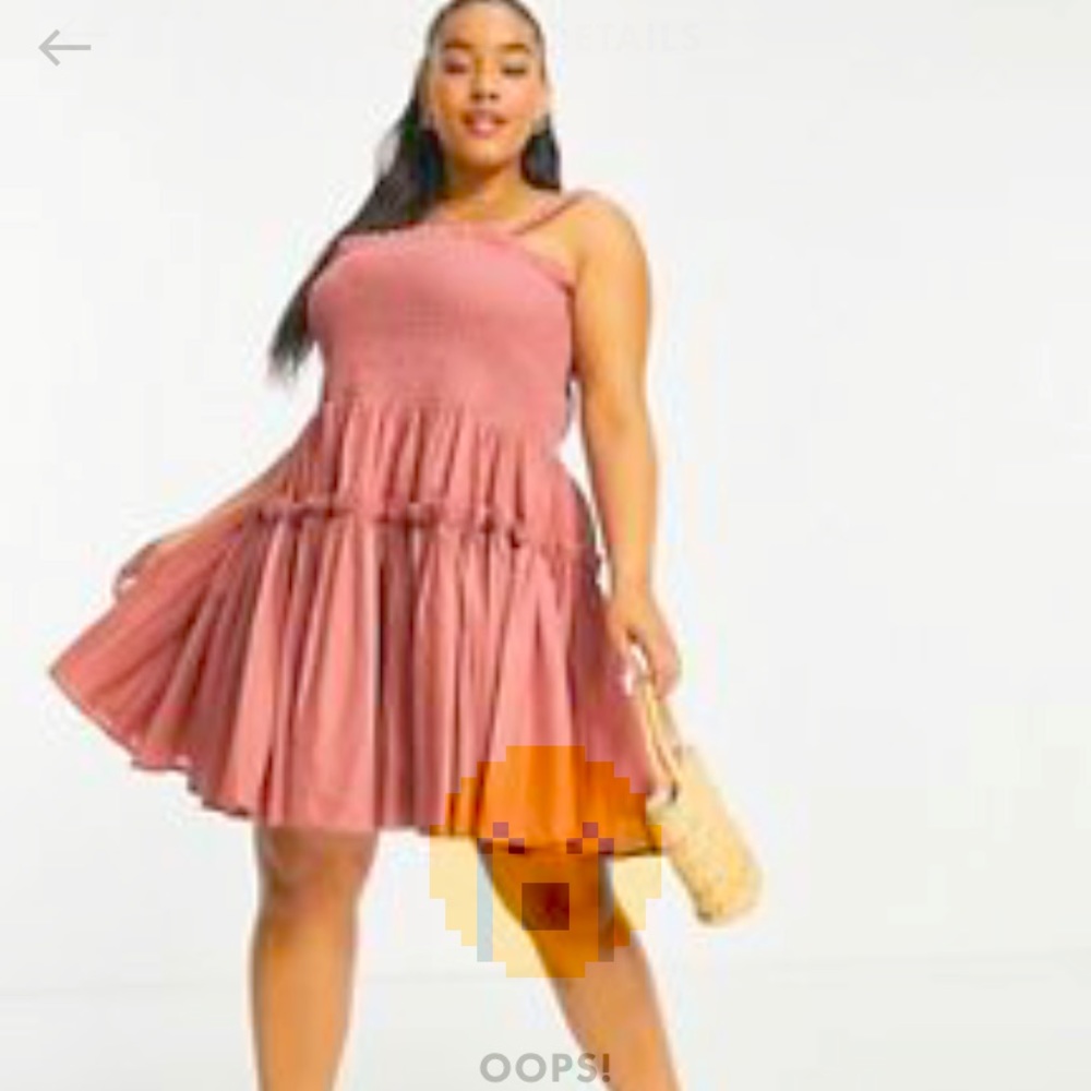 Pink summer dress